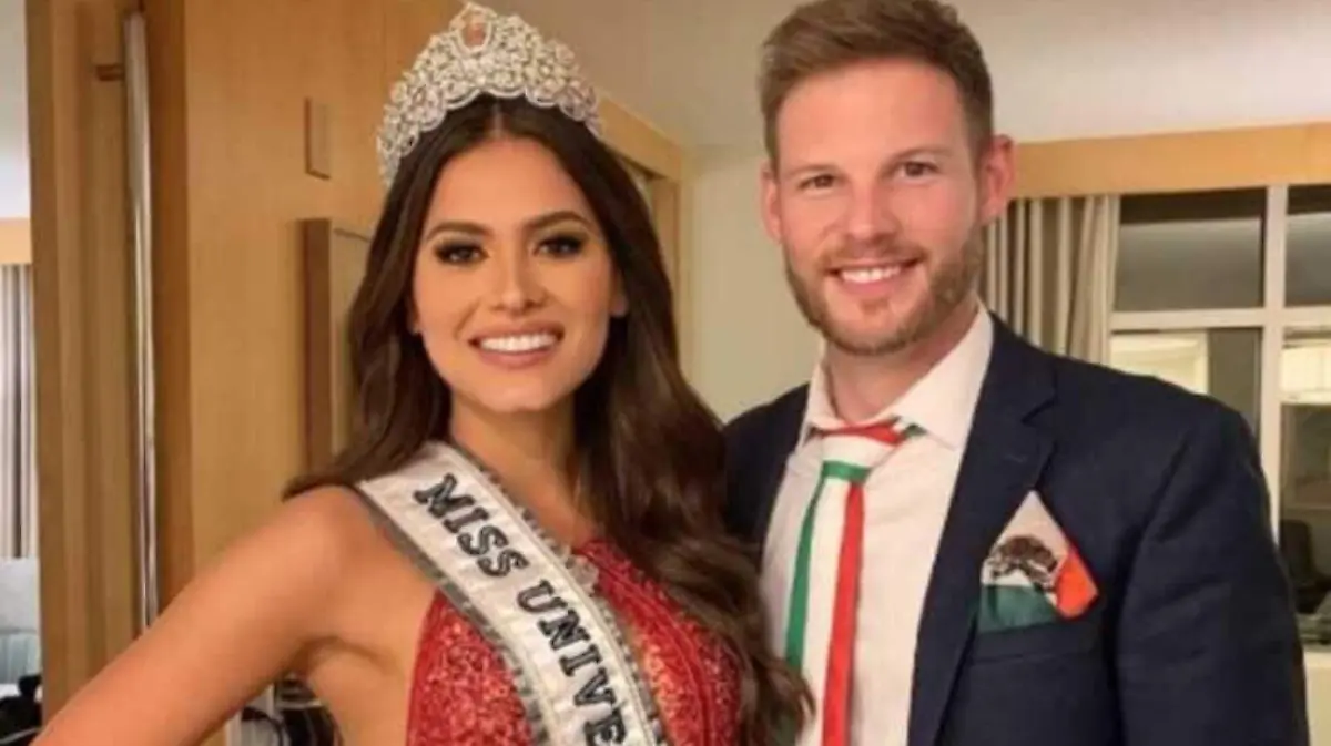 Miss Universo Andrea Meza con Ryan Antonio